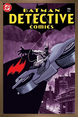 Miniatura 16 de Trends International DC Comics Batman - Póster de Batman Detective Comics #792 Versión enmarcada de caoba