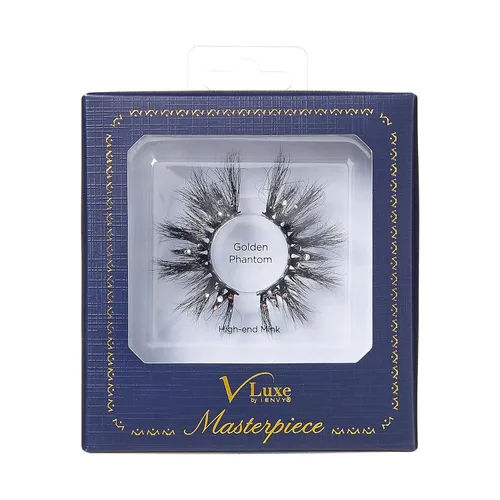 Miniatura 10 de i•ENVY Pestañas con diamantes de imitación Obra maestra Pestañas de visón, pestañas falsas de diamante (Bouquet de diamantes)
