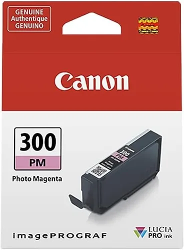 Miniatura 2 de Canon Tinta PFI-300 Lucia PRO, Photo Magenta, compatible con la impresora imagePROGRAF PRO-300, estándar (4198C002) (paquete de 2)