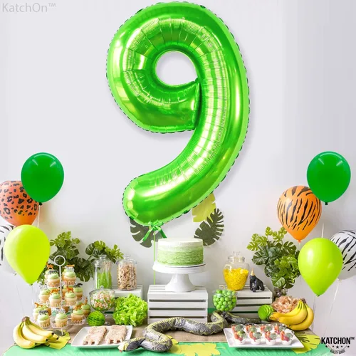 Miniatura 833 de KatchOn, Globo grande azul número 2 de 40 pulgadas Decoraciones de cumpleaños de Baby Shark para niño de 2 años Globo azul número 2 Globo