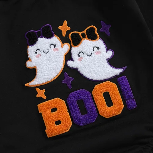 Miniatura 9 de FYBITBO Traje de Halloween para recién nacido, niña y niño, espeluznante temporada, mameluco con burbujas para otoño, Halloween, ropa de bebé