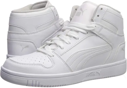 Miniatura 7 de PUMA Tenis unisex Rebound Layup para niños, NegroBlancoRojo