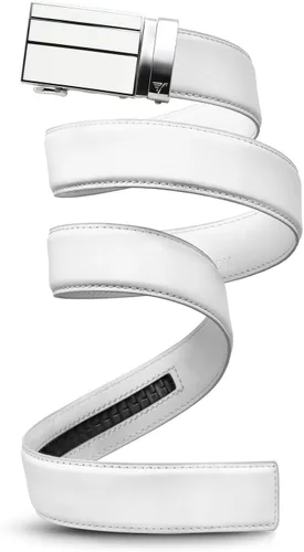 Miniatura 16 de Mission Belt Cinturón de trinquete de cuero para hombre, colección 3Bar