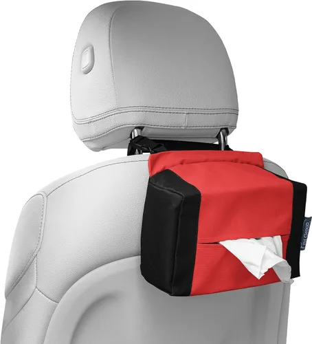 Miniatura 8 de FH Group E-Z Travel™ - Dispensador de pañuelos para servilletas, se adapta a la mayoría de automóviles, SUV, camiones y camionetas, color beige