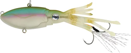 Miniatura 17 de Nomad Design Señuelo de pesca vibratorio patentado original de Squidtrex – Señuelo de plástico suave TPE con aroma añadido para agua salada con Cali
