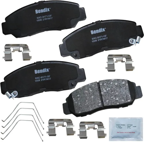 Miniatura 44 de Pastillas de freno delanteras cerámicas Bendix Priority1 CFC2302 para Hyundai Elantra 2021, Sonata 2022-2020, Kia K5 2023-2021