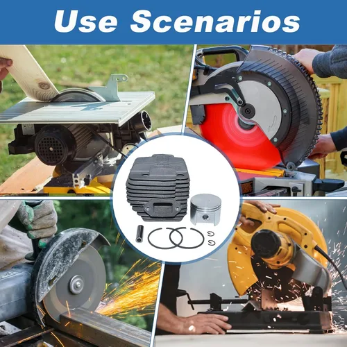 Miniatura 7 de Kit de filtro de combustible de aire cilíndrico de 1.929 in para sierra de corte de hormigón Stihl TS400, kit de cilindro con filtro de aire