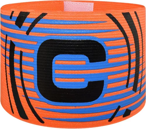 Miniatura 8 de Sports Captain C Armband - Brazalete elástico unisex para capitán de fútbol, ajustable, para jugadores de fútbol al aire libre, para jóvenes