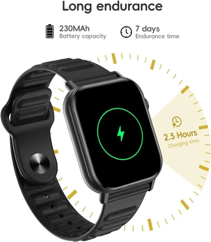Miniatura 6 de Reloj inteligente, podómetro deportivo, rastreador de actividad física, llamada Bluetooth, frecuencia cardíaca, oxígeno en sangre, monitor de sueño