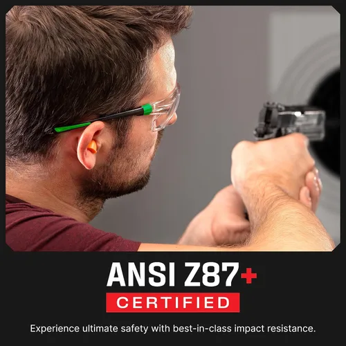 Miniatura 4 de Gafas de seguridad NoCry con lentes transparentes, no se empañan, resistentes a los rayones, envolventes antideslizantes, protección UV. Ajustables