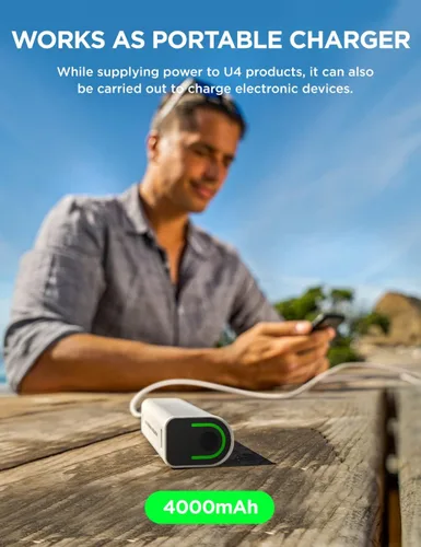 Miniatura 7 de LiTHELi Aspiradora de mano inalámbrica, potencia de succión de 10000 Pa con batería recargable en U, ultra ligera, mini aspiradora de coche Negro