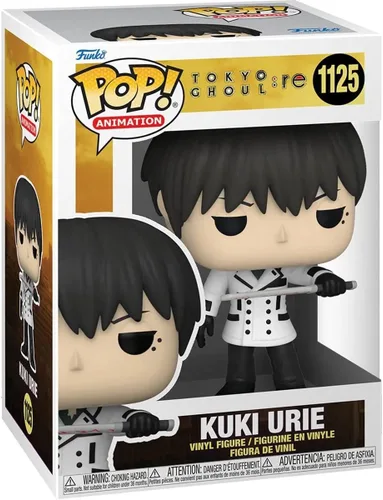 Miniatura 2 de POP Tokyo Ghoul: Re - Figura de vinilo de Kuki Urie Funko (paquete con funda protectora de caja compatible), multicolor, 3.75 pulgadas