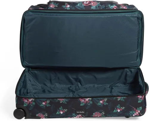 Miniatura 4 de Vera Bradley Equipaje de lona plegable Lighten Up Reactive Xl reciclado para mujer, Follaje de rosas