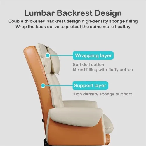 Miniatura 4 de High Back Computer Gaming Chair with Footrest Lumbar Backrest Design Executive Swivel Office Desk Chairs for Conference Room Living Bedroom