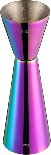 Miniatura 10 de Medidor para barman, Briout Jigger doble de cóctel japonés de primera calidad, acero inoxidable grado alimenticio 304, 2 OZ 1 OZ con mediciones