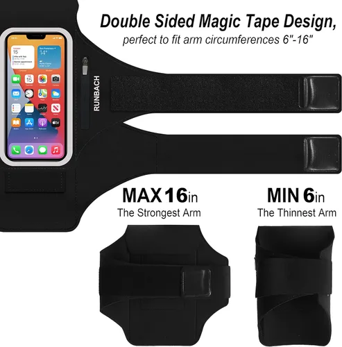 Miniatura 5 de Brazalete de running para Google Pixel 10/10 Pro XL/9/9 Pro XL/8/8 Pro/7/7a/7 Pro/6/6a/6 Pro/5/5a/4/4a/4XL/3a/3 XL, resistente al agua con ranura