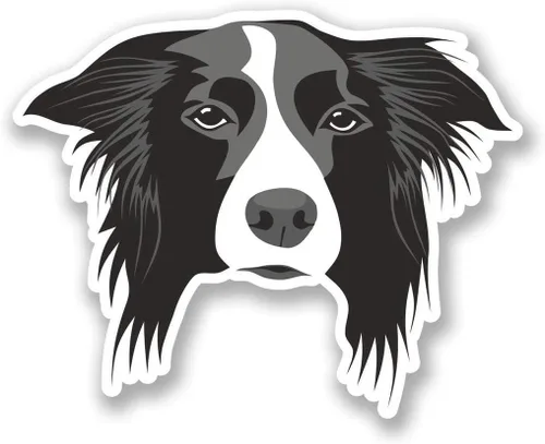 Miniatura 2 de Border Collie - Adhesivo para perros para álbumes de recortes, calendarios, artes, manualidades infantiles, álbumes, diarios de viñetas, paquete