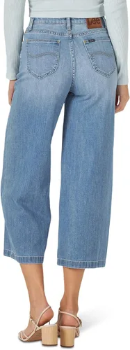 Miniatura 3 de Lee Jeans cortos de tiro alto y pierna ancha para mujer