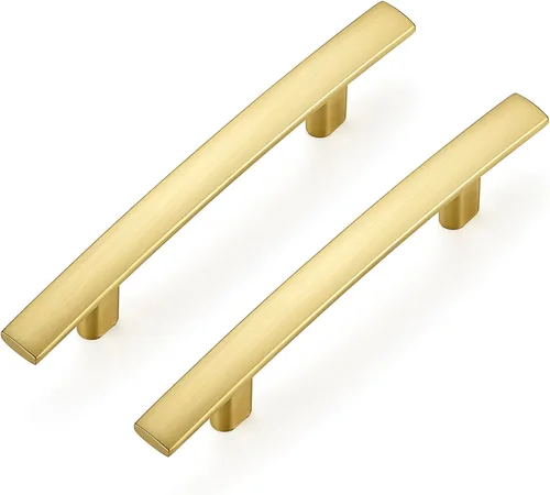Miniatura 14 de Ravinte Paquete de 1 tirador curvado de gabinete de 5-3/16 pulgadas color negro mate para cajones de cocina, manijas de arco de gabinete de 5-3/16
