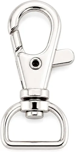Miniatura 18 de CRAFTMEMORE Broches giratorios de langosta clásicos, ganchos a presión CS10 para monedero, clip de 5/8 pulgadas, 3/4 pulgadas, 1 pulgada, paquete