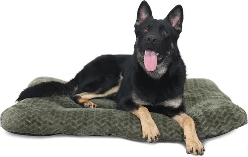 Miniatura 24 de Cama Lavable para Jaula de Perro de 18 Pulgadas Pequeña Antideslizante Impermeable Cálida Acogedora Suave para Mascotas Cachorros, Almohadas