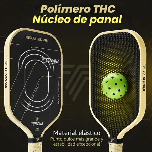 Miniatura 4 de TENVINA Pickleball Paddles, Thermoformed T700SC Carbon Fiber Pickleball Paddle, Pickle Ball Paddle USAPA Approved with Dominant Power and Larger