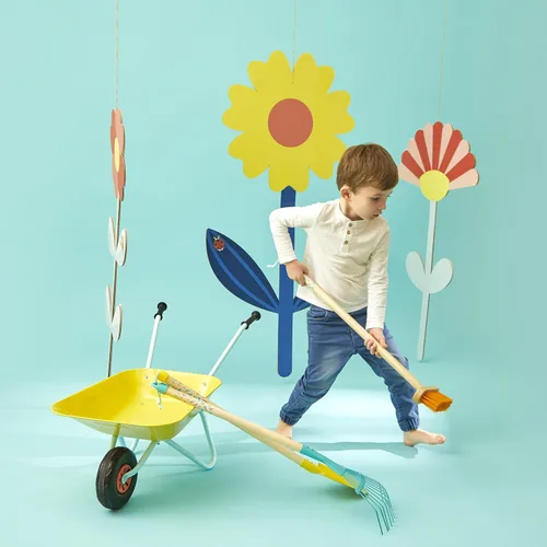 Miniatura 3 de Janod J03189 Happy Garden - Cepillo grande, color azul