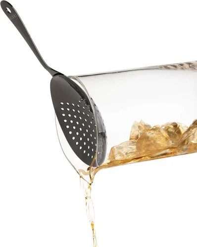 Miniatura 6 de Viski Julep - Colador de cóctel de acero inoxidable, herramientas de barra, cuchara de bebidas para camareros y mixólogos, uso doméstico o Negro