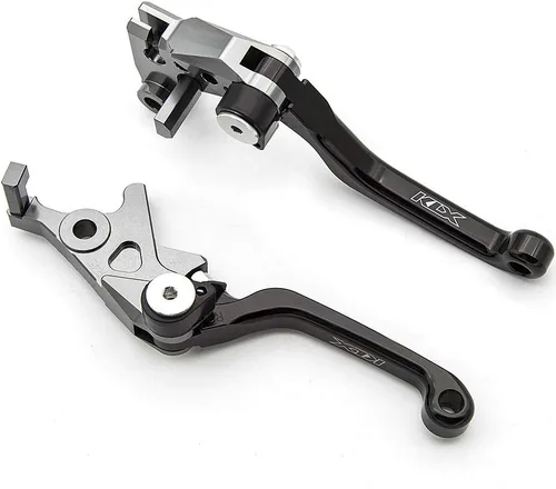 Miniatura 9 de Krace Juego de palancas de freno y embrague pivotantes CNC para motocross de bicicleta de tierra compatible con YZ80/85 2001 2002 2003 2004 2005