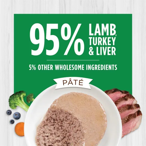 Miniatura 3 de Instinct Original Paté - Alimento húmedo para gatos, receta sin granos, cordero real, 3 onzas (paquete de 24)