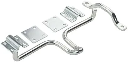 Miniatura 5 de National Hardware N160-747 V1135 - Pestillo de puerta de perno deslizante para puertas de metal para valla al aire libre con acabado chapado