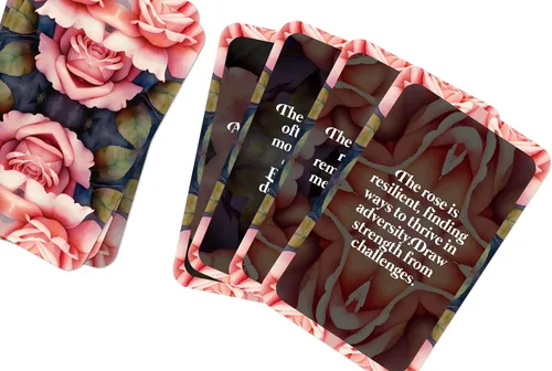 Miniatura 3 de Ibiza Tarot El amoroso oráculo de las rosas - Un viaje a través de pétalos y espinas - Herramientas de adivinación - Oracle Cards
