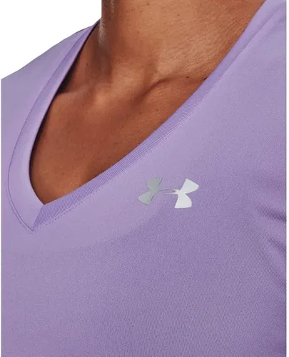 Miniatura 6 de Under Armour Tech - Camiseta de manga corta con cuello en V para mujer