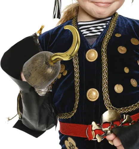 Miniatura 2 de Disfraz de Capitán Pirata Gancho – Ganchos de plástico para decoración de Halloween y Cosplay