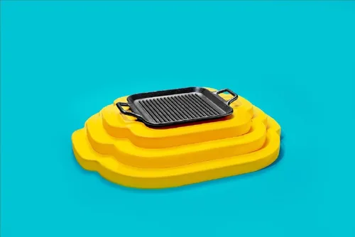 Miniatura 3 de Lodge BOLD - Sartén de hierro fundido sazonado de 12 pulgadas con asas de bucle; utensilios de cocina de diseño
