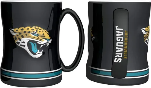 Boelter Brands NFL Jacksonville Jaguars 291682 - Taza de café, color del equipo, 14 onzas