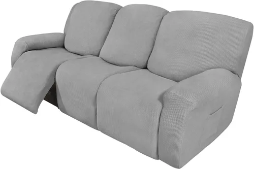 Miniatura 48 de Easy-Going - Funda elástica para sofá reclinable y sofá cama, 6 piezas, protector de muebles, suave, parte inferior elástica, tela jacquard