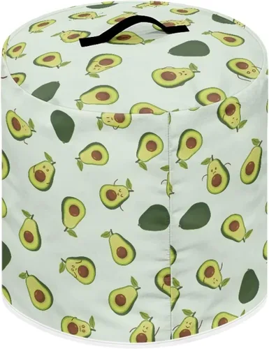 Miniatura 2 de Dolyues Cubierta para olla a presión de aguacate, cubierta antipolvo con estampado de frutas verdes, cubierta antipolvo para electrodomésticos