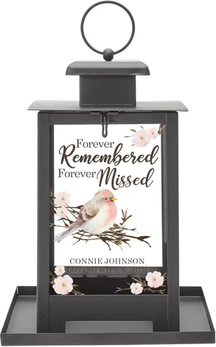 Miniatura 12 de Let's Make Memories Comedero personalizado para pájaros, simpatía por la pérdida de un ser querido, madre, padre, conmemorativo, condolencias