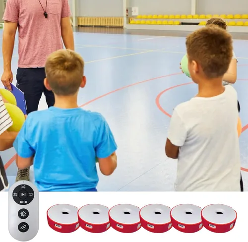 Miniatura 8 de Juego de lámparas de entrenamiento de reacción ágil de 3 unids/Pk, equipo de luz de reacción de entrenamiento de reacción ágil, luces de reacción