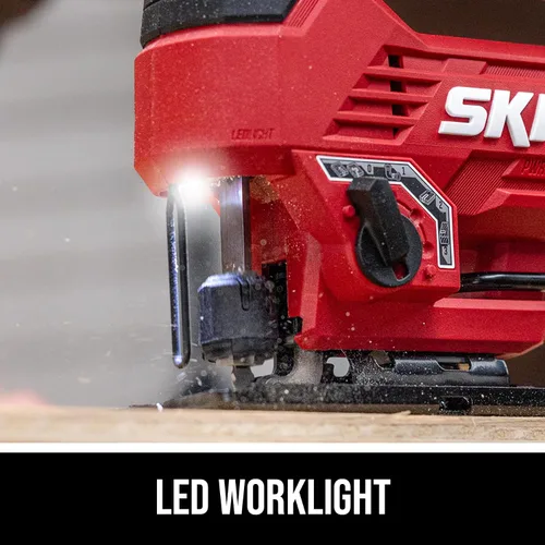 Miniatura 4 de SKIL PWR CORE - Sierra caladora sin escobillas de 20 V, incluye batería de 2.0 Ah y cargador - JS8290B-10