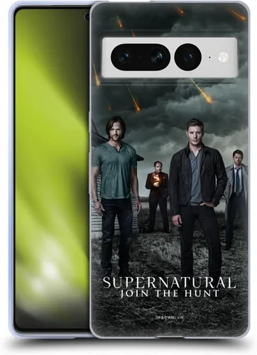 Miniatura 65 de Head Case Designs Supernatural Sam, Dean & Castiel Key Art - Funda de gel con licencia oficial [protección de grado militar] compatible con Google