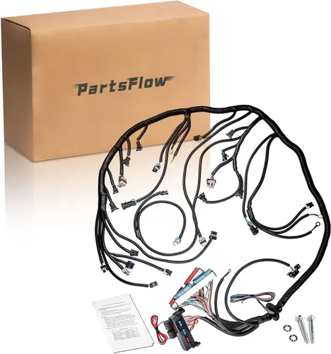 Miniatura 55 de PartsFlow Arnés de cableado universal extra largo de 12 circuitos Street Hot Rod Wire para Chevrolet Chevy Mopar para Ford Muscle Car, arnés