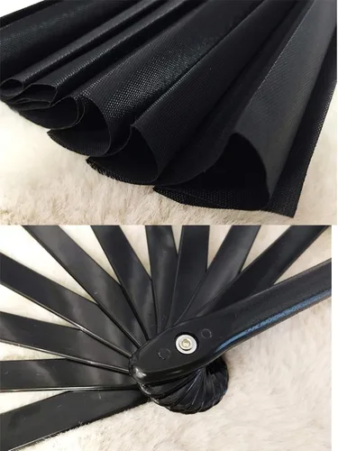 Miniatura 6 de Zolee Ventilador grande para baile de línea - Ventilador de mano plegable de botas en el suelo - Ventilador de mano plegable chino de Tai Chi Kung