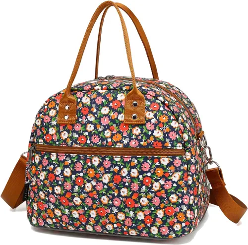 Miniatura 16 de FlowFly Fiambrera térmica con correa de hombro y asas para mujer, hombre y niños, amplia y reutilizable, congelable, bolso organizador de alimentos
