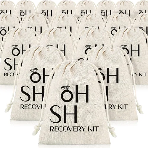 Miniatura 8 de Boao Paquete de 20 bolsas de regalo, decoraciones para despedida de soltero, despedidas de soltera con cordón, suministros de boda para despedida