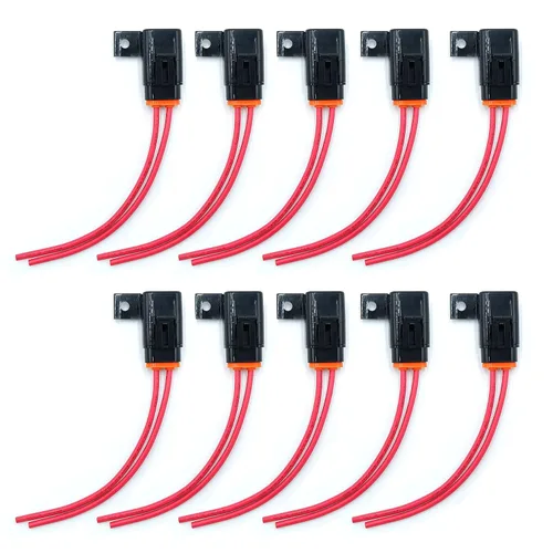 Miniatura 18 de Paquete de 5 resistentes al agua, IP67, portafusibles ATO/ATC en línea, 12 AWG para automóviles, marinos