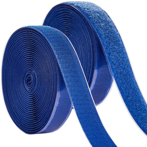 Miniatura 58 de Tiras adhesivas para tela (6 pies x 3/4 pulgadas), se pegan sin coser ni planchar, para ropa y cortinas, cinta de dobladillo de doble cara