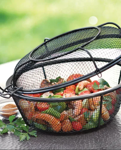 Miniatura 5 de Outset QD77 Parrilla, 1 UN, Cesta y Sartén de Chef para Exteriores en Negro