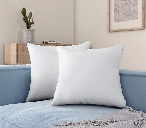 Miniatura 7 de Acanva Relleno de almohada prémium con relleno de microfibra, soporte lumbar relleno decorativo para sofá, cama, sofá y sillas, 12 x 12 pulgadas, 2